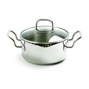 KRONA S/S 2.5QT VENTED POT With Straining Lid
