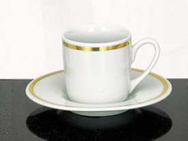 Espresso Cups (Gold Rim)